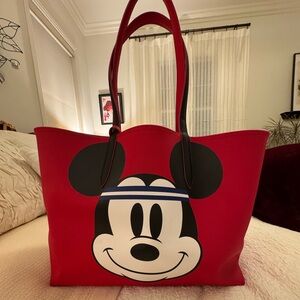 Lacoste Disney PVC Tote removable Pouch Mickey Mouse